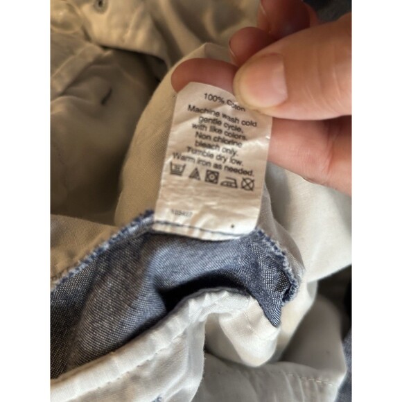 J. Crew Rivington 10.5" Inseam Blue Chino Shorts Mens Size 30W Stylish Outdoor - Picture 6 of 9